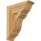 Ekena Millwork Merced Traditional Rough Sawn Bracket, Western Red Cedar, 6"W x 18"D x 22"H BKT06X18X22MRC01RWR - alternate 1